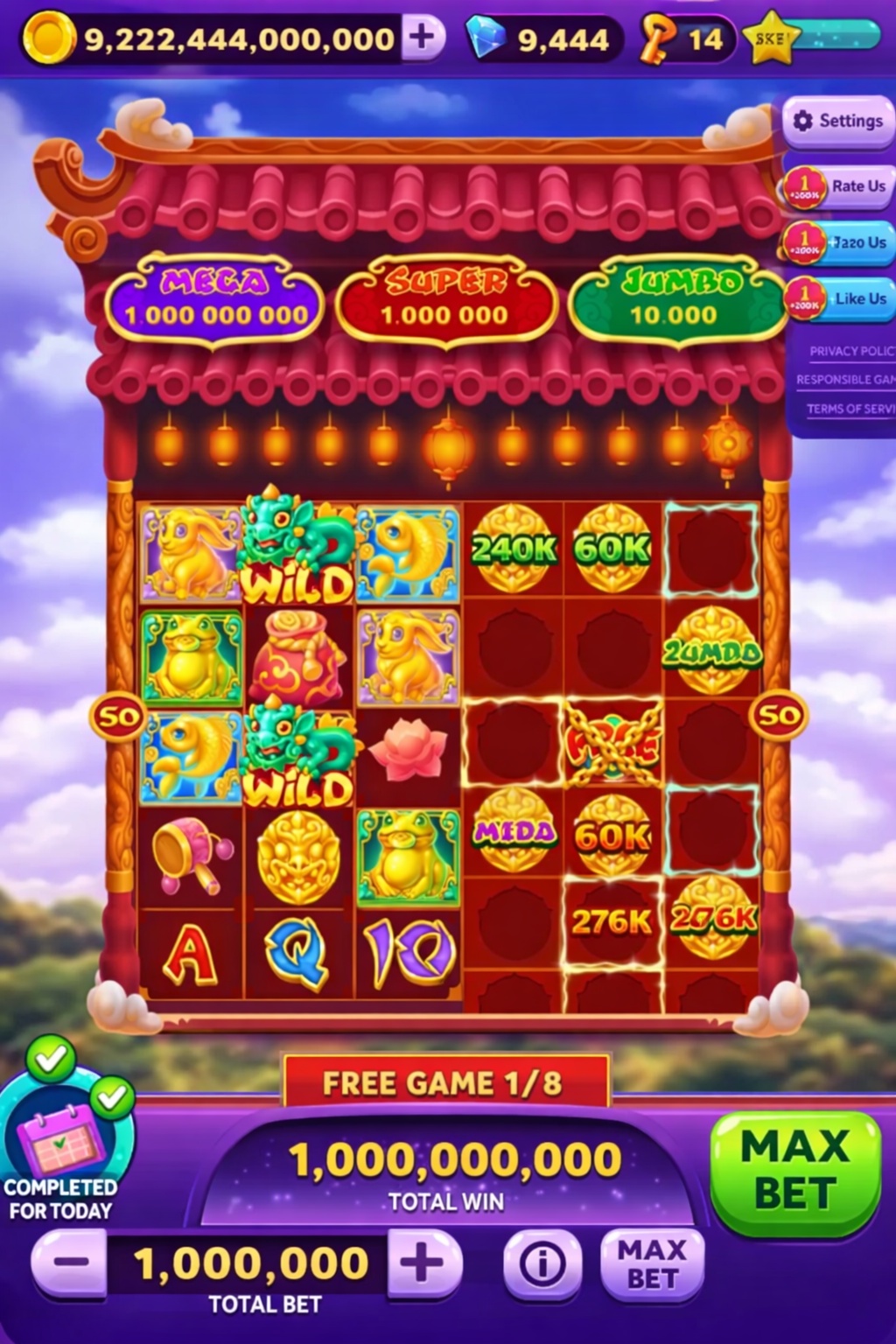 Casino Whizz game